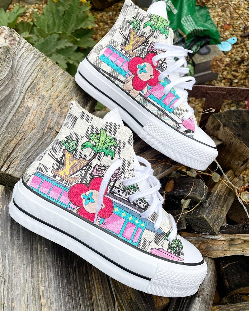 Chuck Taylor All Star Platform Converse • White | Hollywood Mon