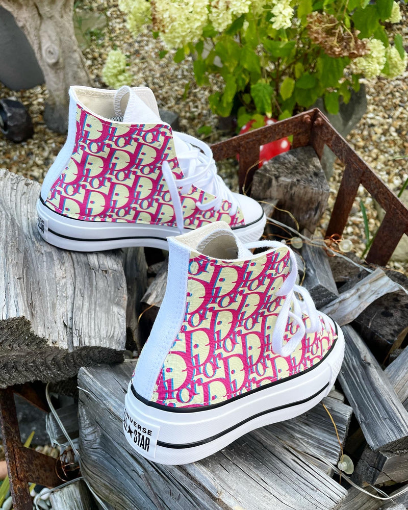 Chuck Taylor All Star Platform Converse • White | Candy CD