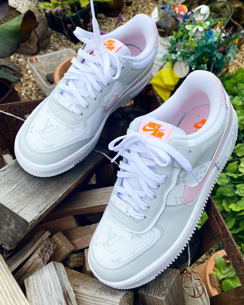 SIZE: 9.5 UK | Nike Air Force 1 Shadow | Total Orange • White Mono