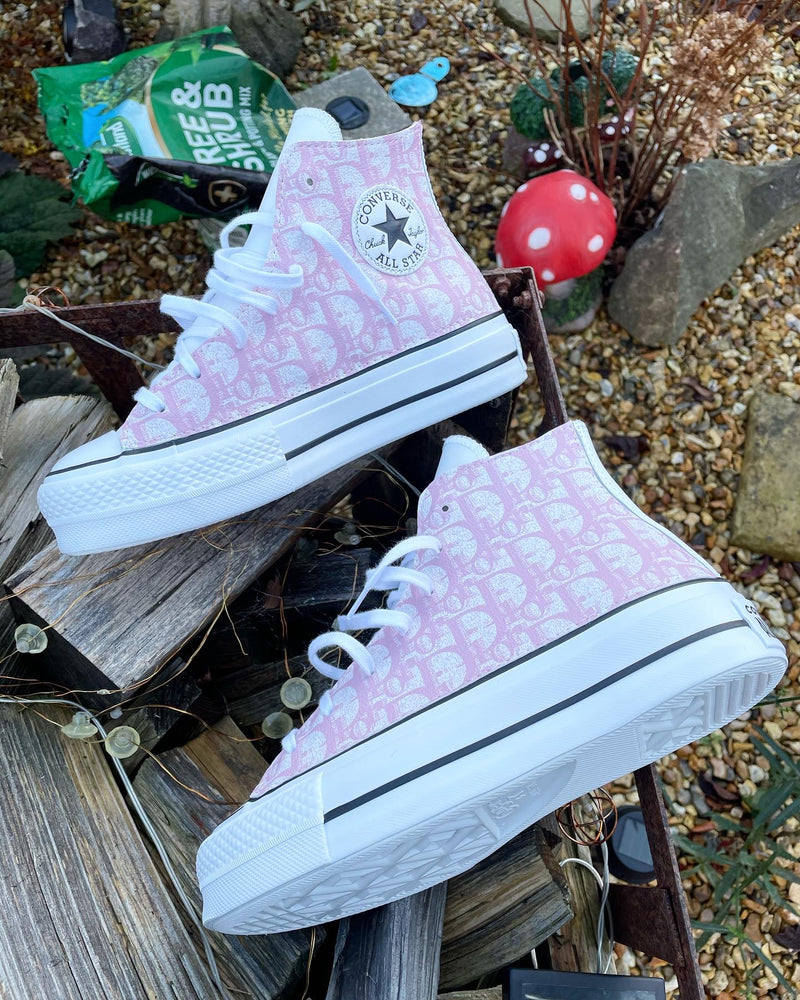 Chuck Taylor All Star Platform Converse • White | Pink CD