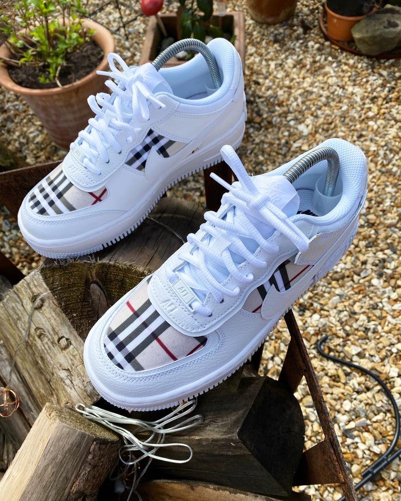 White Burberry AF1 Shadow