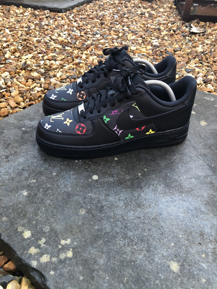 Air Force 1 - Black | Multi-Colour • Mon