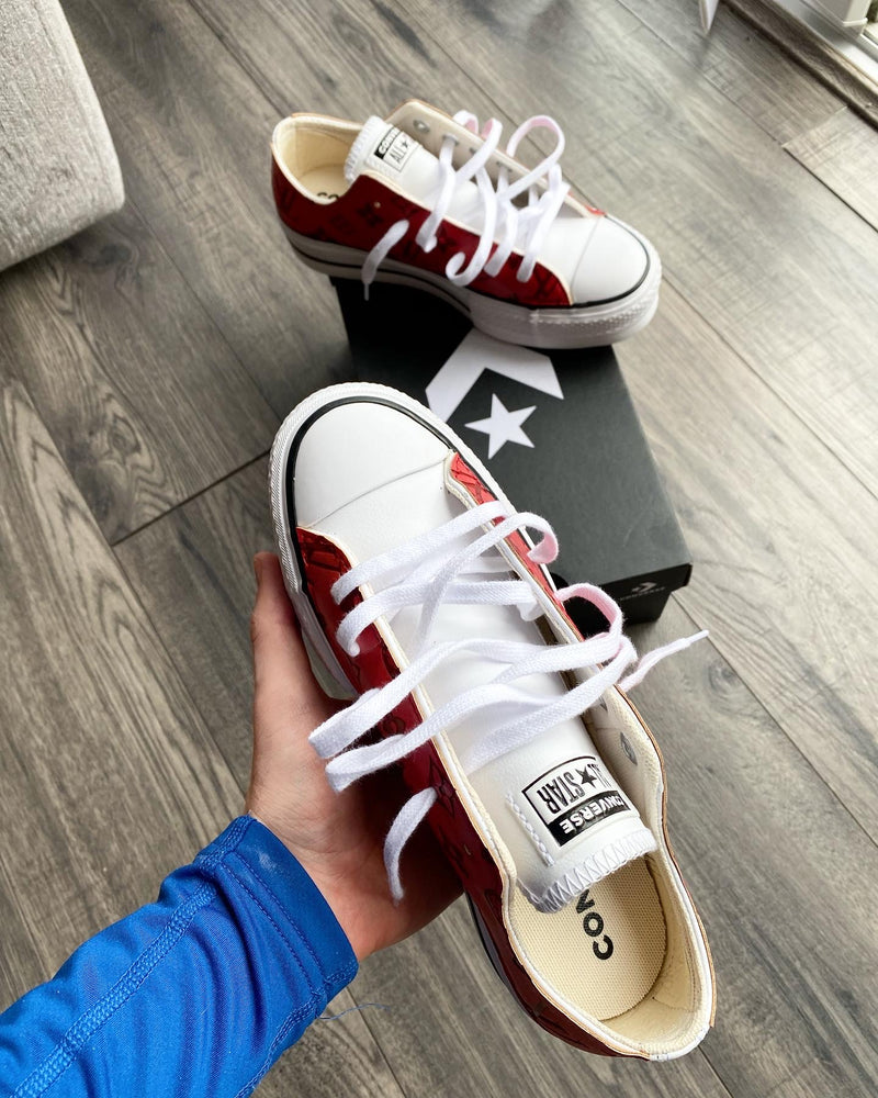 Converse Platform Low • Blood Red Louis Vintage