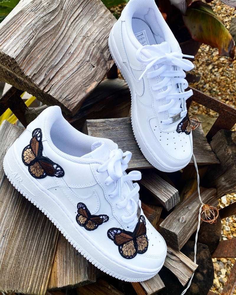 Air Force 1 - White | Brown Butterfly