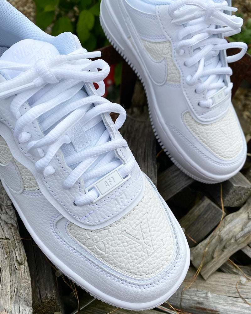Nike Air Force 1 Shadow • White | Embossed White Louis