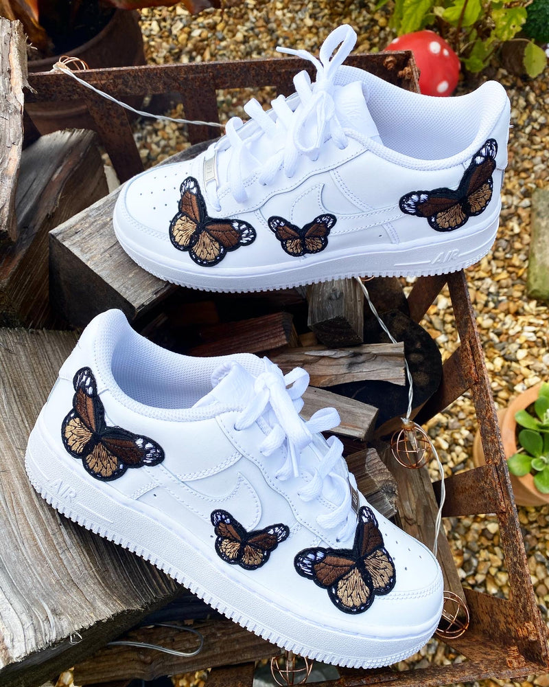 Air Force 1 - White | Brown Butterfly