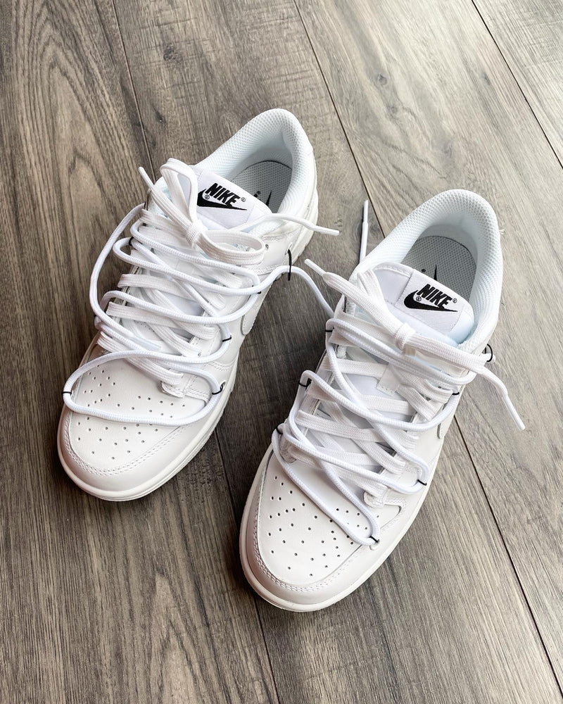 Nike Low Dunks • White | White Lace