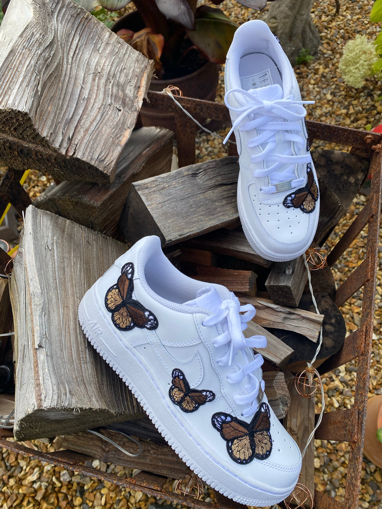 Air Force 1 - White | Brown Butterfly