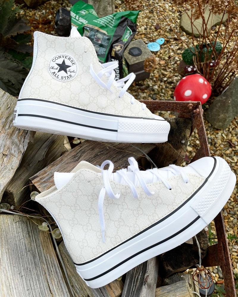Chuck Taylor All Star Platform Converse • White | White GG
