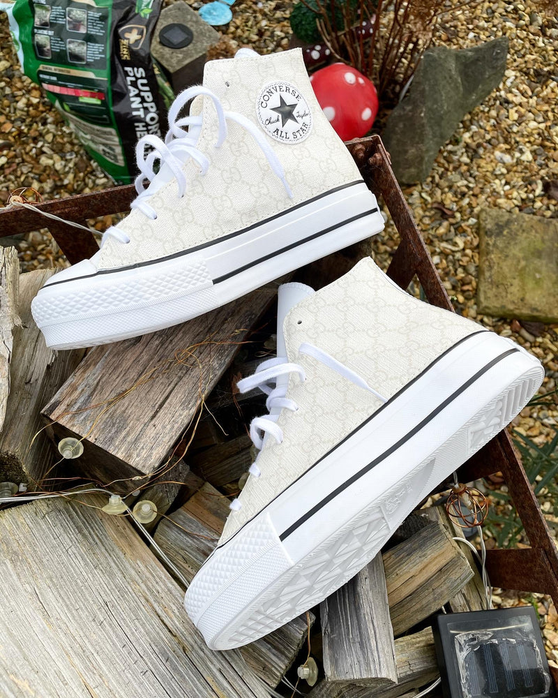 Chuck Taylor All Star Platform Converse • White | White GG