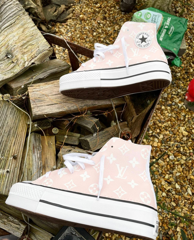 Chuck Taylor All Star Platform Converse • White | Pink