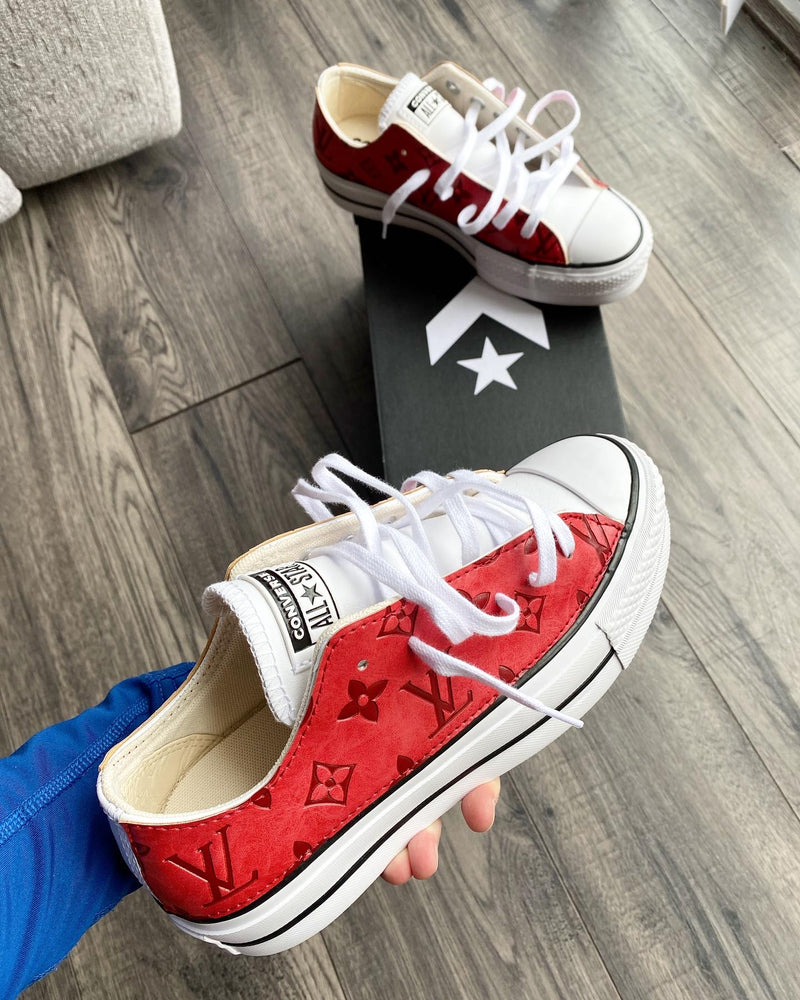 Converse Platform Low • Blood Red Louis Vintage
