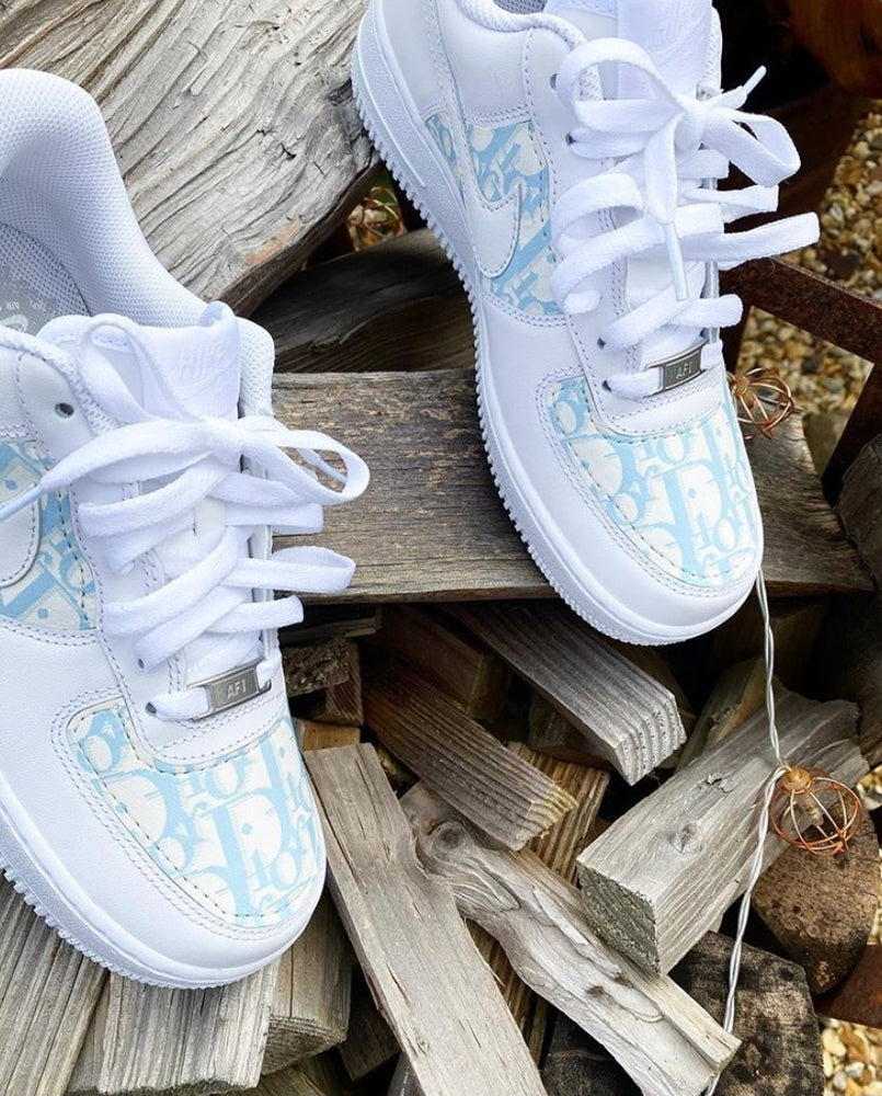 Air Force 1 - White | Baby blue