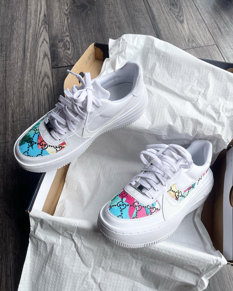 Nike Air Force 1 PLT • White | Multi GG