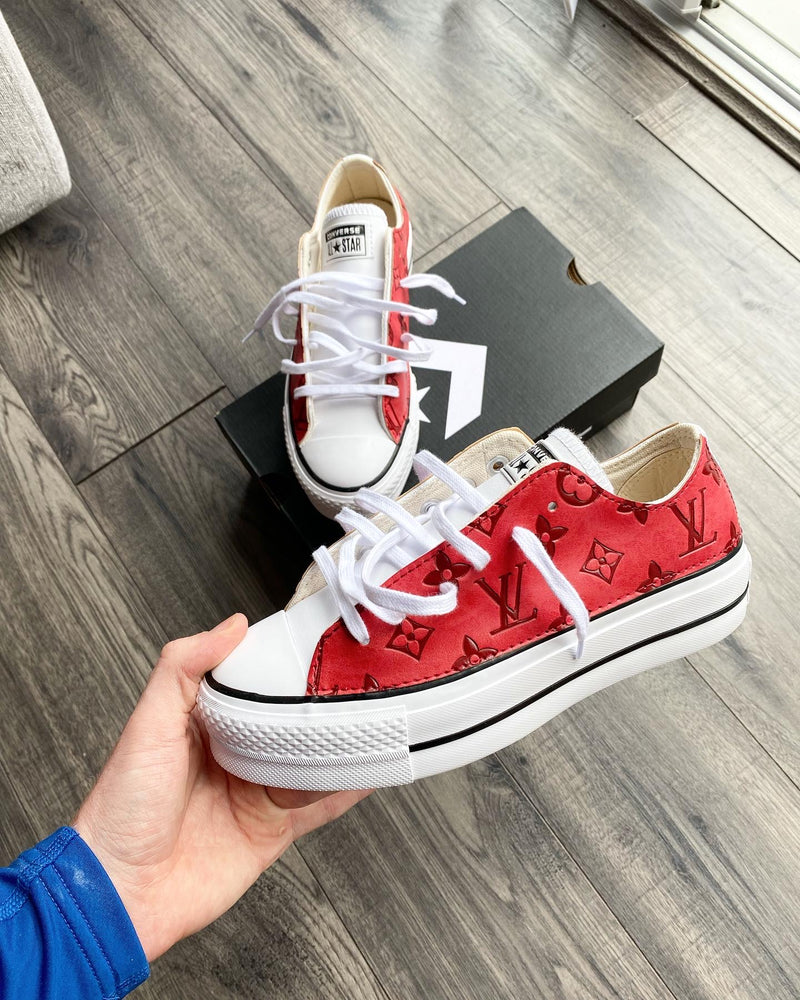 Converse Platform Low • Blood Red Louis Vintage