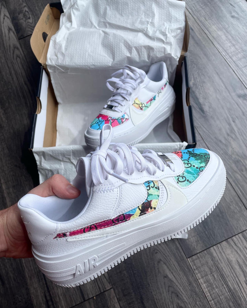Nike Air Force 1 PLT • White | Multi GG