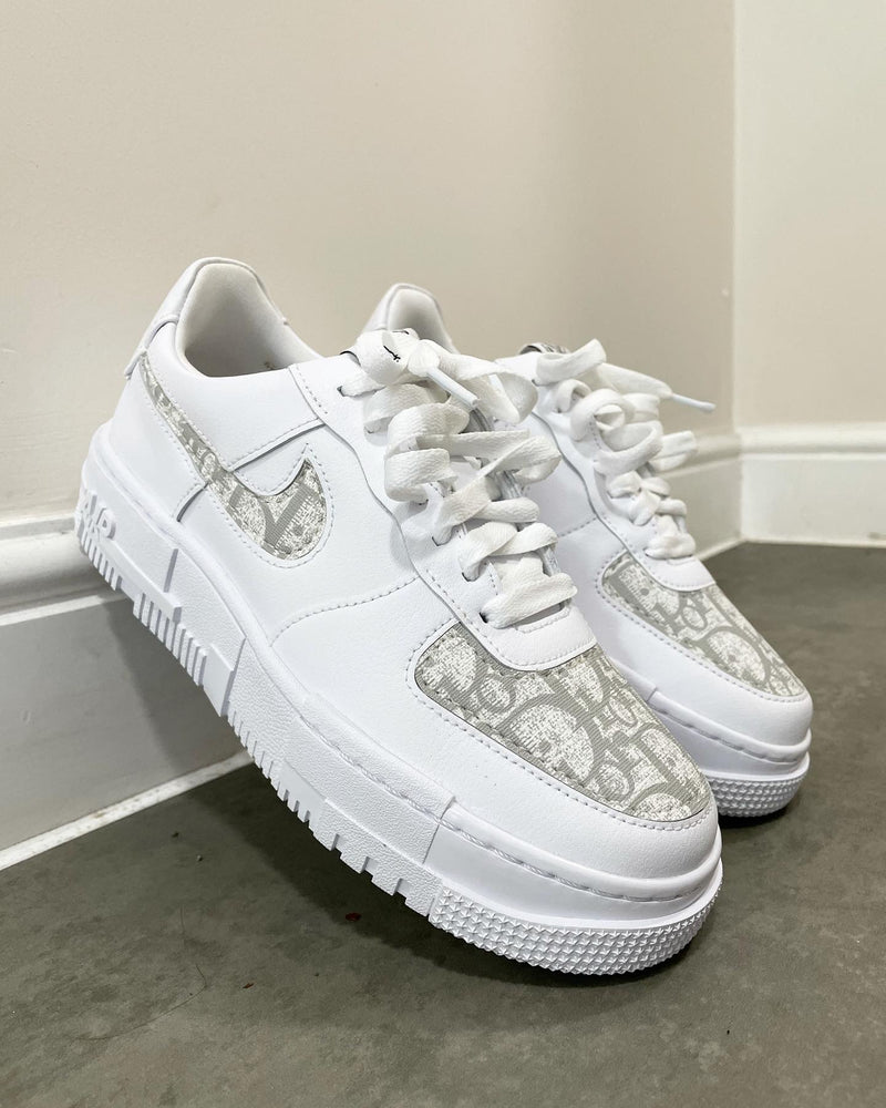 Nike Air Force 1 Pixel • White | Grey CD