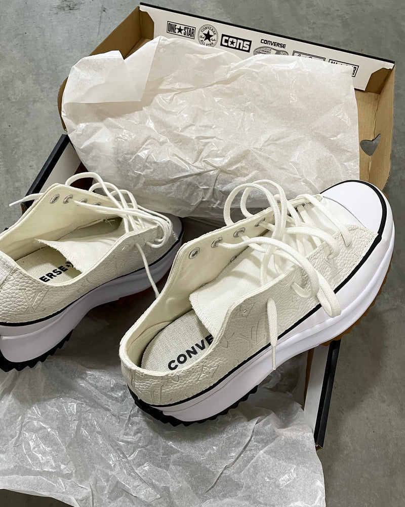 Chuck Taylor All Star Platform Converse Hike Low • White | White Embossed