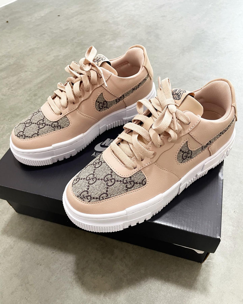 Nike Air Force 1 Pixel • Beige | Original GG