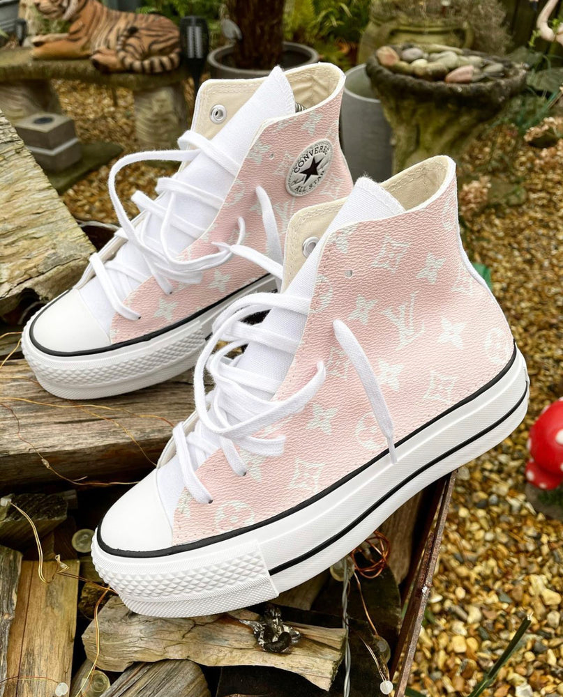 Chuck Taylor All Star Platform Converse • White | Pink