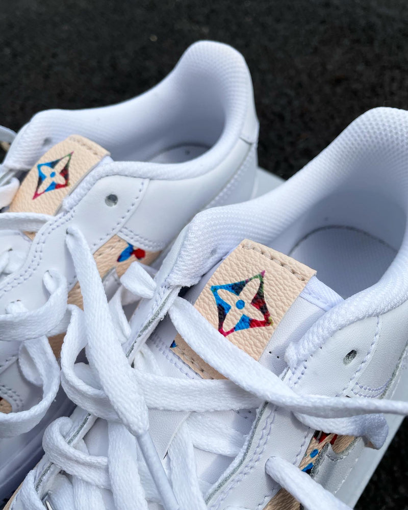 Air Force 1 - White | Beige • Multi-colour Mon