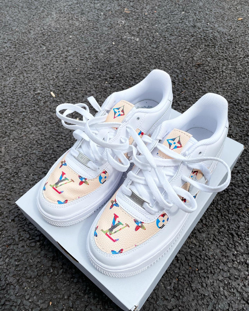 Air Force 1 - White | Beige • Multi-colour Mon