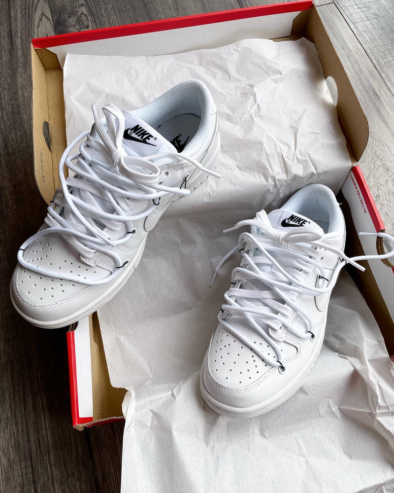 Nike Low Dunks • White | White Lace
