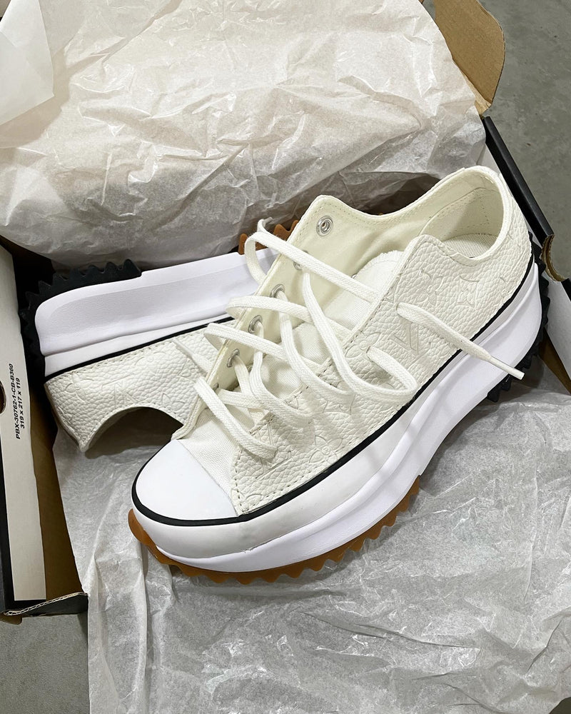 Chuck Taylor All Star Platform Converse Hike Low • White | White Embossed