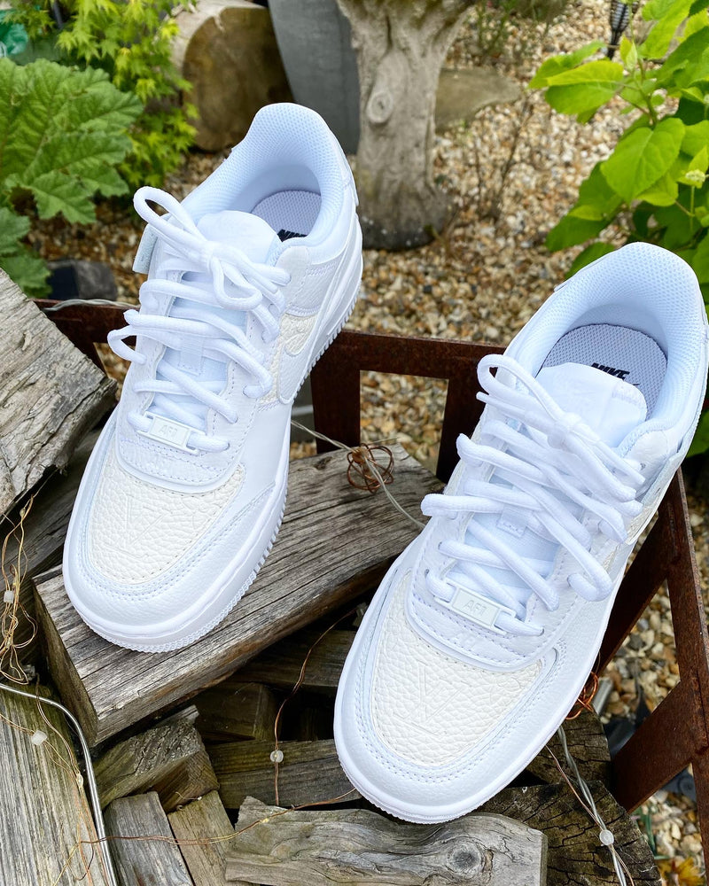 Nike Air Force 1 Shadow • White | Embossed White Louis