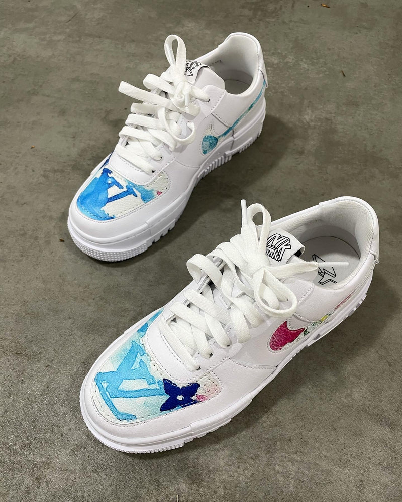 AF-1 Pixel • White | Watercolour • Mon