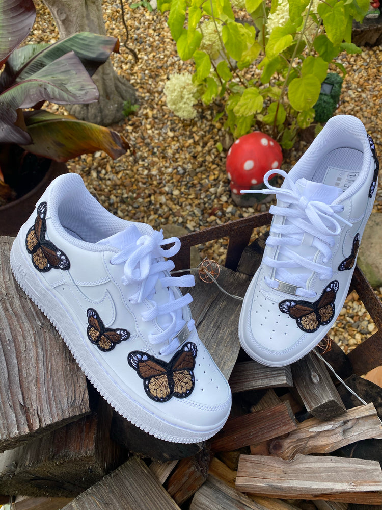 Air Force 1 - White | Brown Butterfly