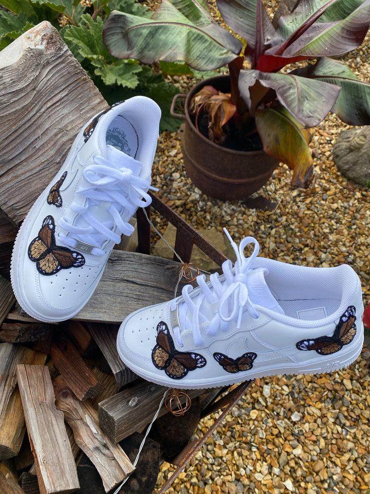 Air Force 1 - White | Brown Butterfly