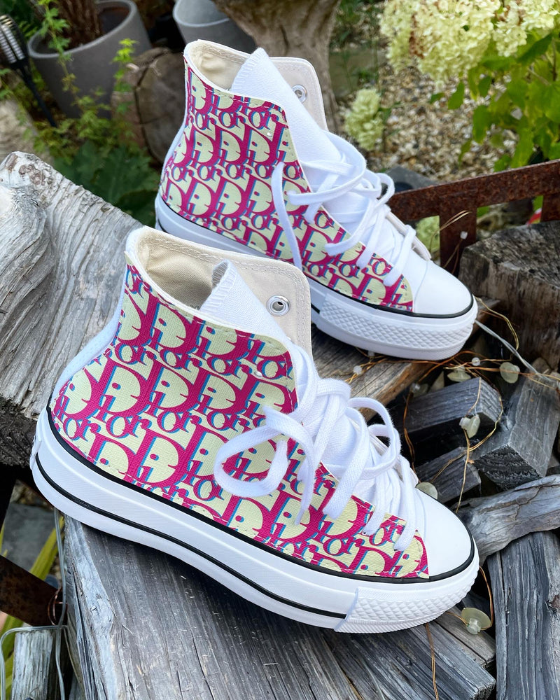 Chuck Taylor All Star Platform Converse • White | Candy CD