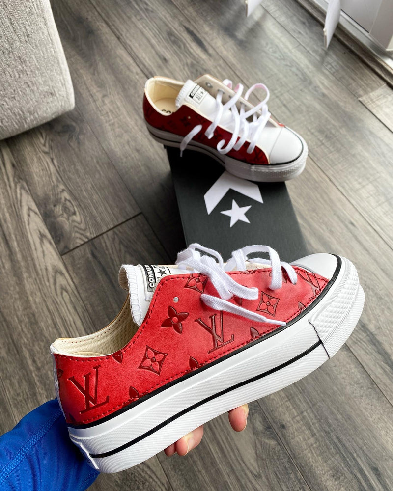 Converse Platform Low • Blood Red Louis Vintage