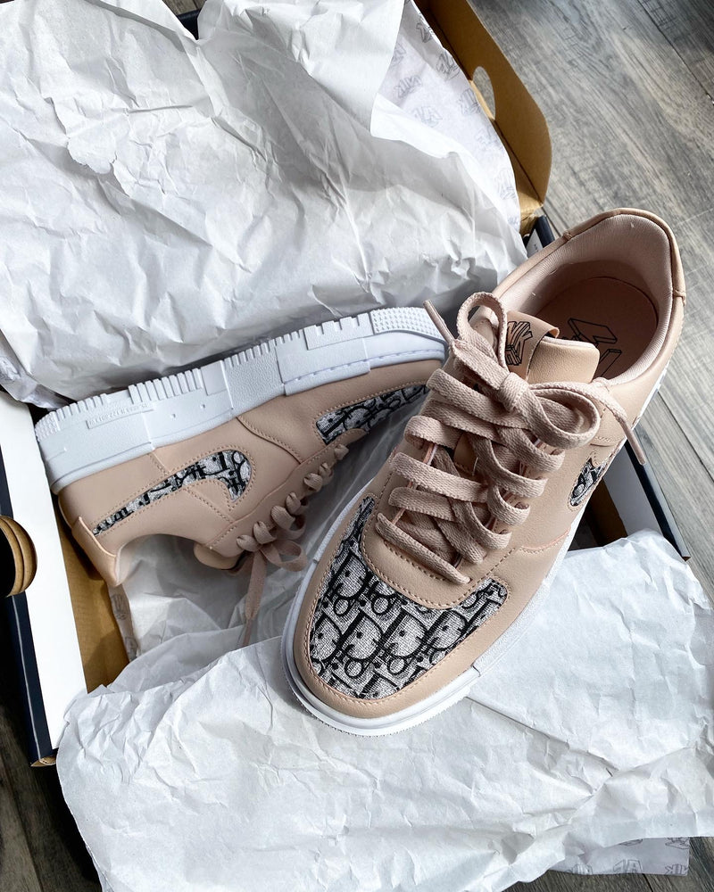 Nike Air Force 1 Pixel • Beige | Black CD