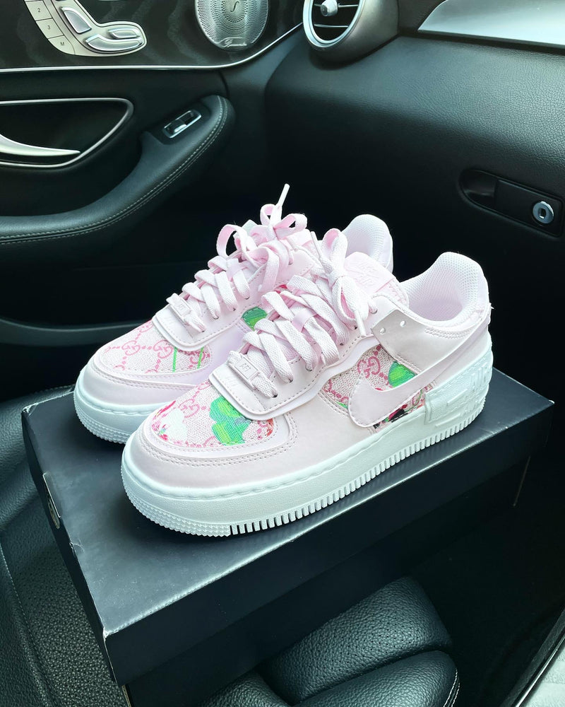 Nike Air Force 1 Shadow • Pink Foam | Pink Floral GG