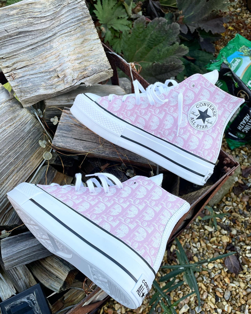 Chuck Taylor All Star Platform Converse • White | Pink CD