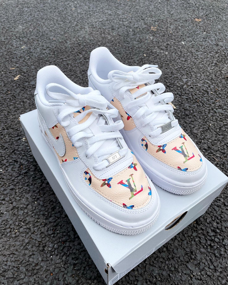 Air Force 1 - White | Beige • Multi-colour Mon