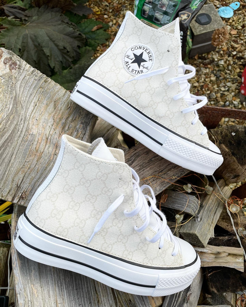 Chuck Taylor All Star Platform Converse • White | White GG