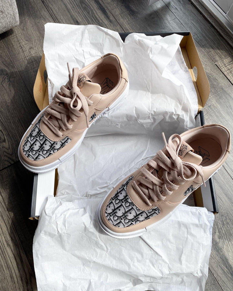 Nike Air Force 1 Pixel • Beige | Black CD