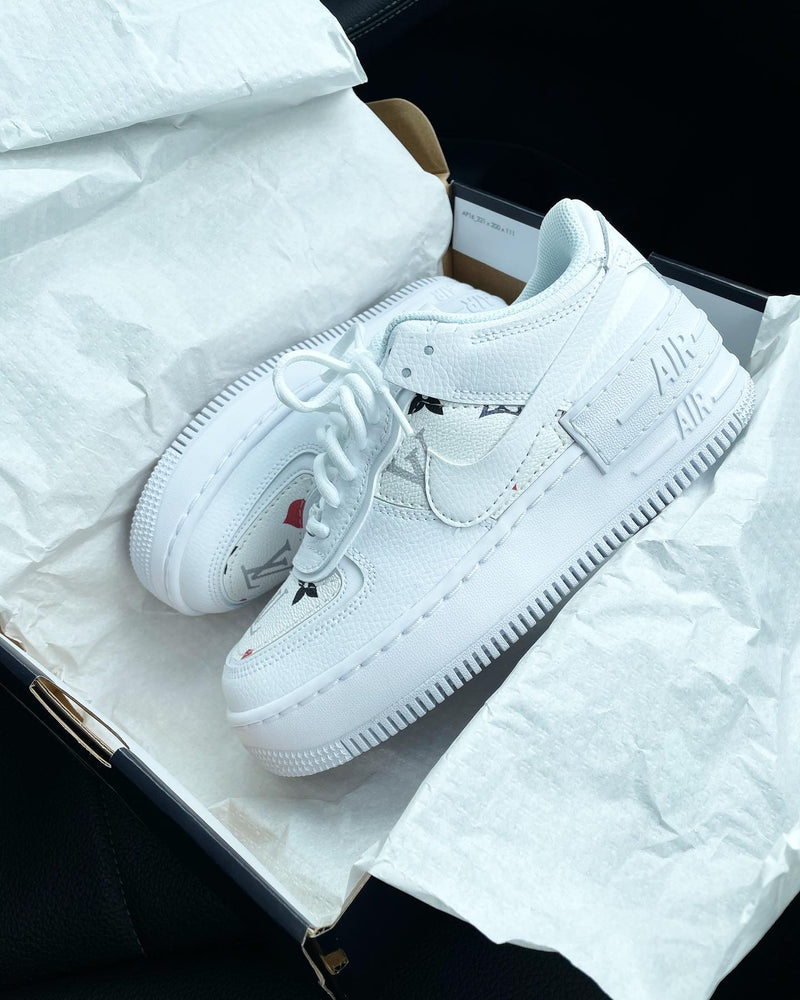 Nike Air Force 1 Shadow • White | Pack of Cards Monogram