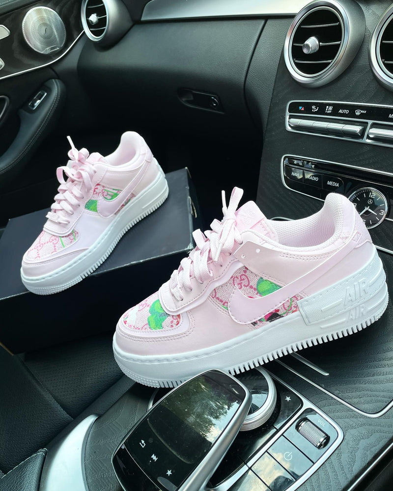Nike Air Force 1 Shadow • Pink Foam | Pink Floral GG