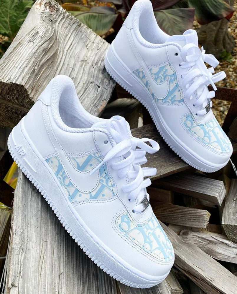Air Force 1 - White | Baby blue