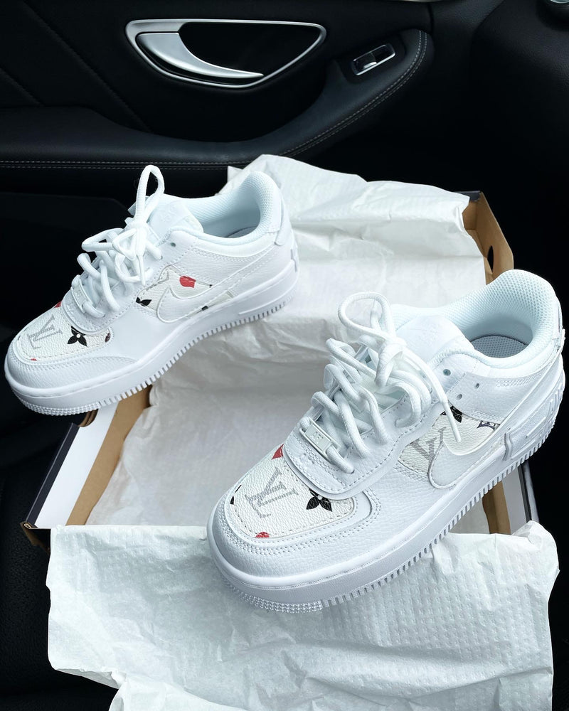 Nike Air Force 1 Shadow • White | Pack of Cards Monogram