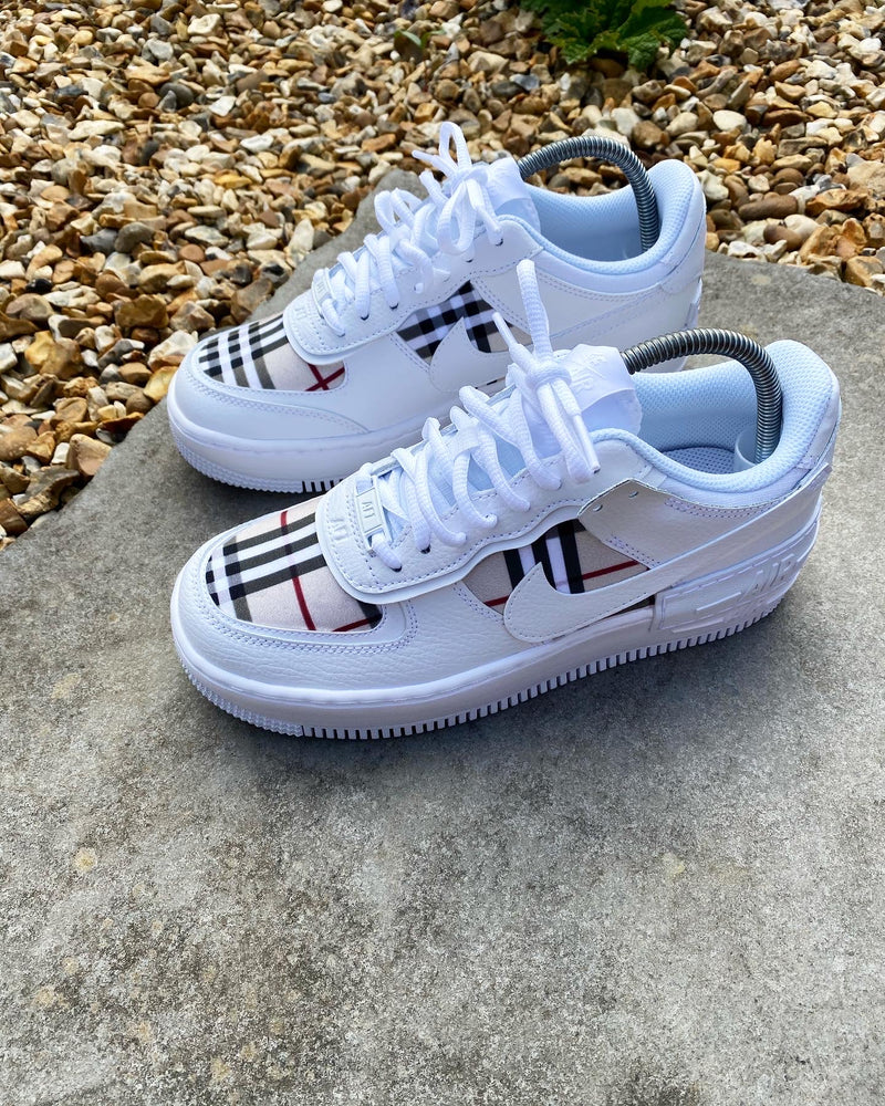 White Burberry AF1 Shadow