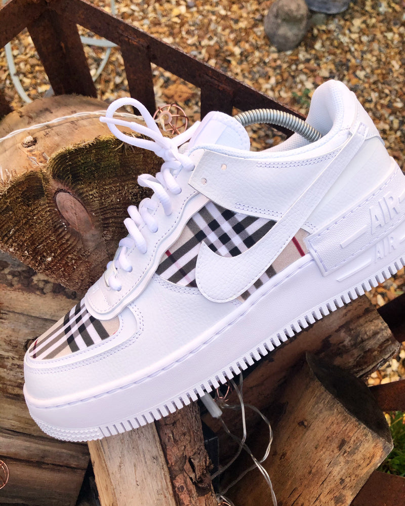White Burberry AF1 Shadow