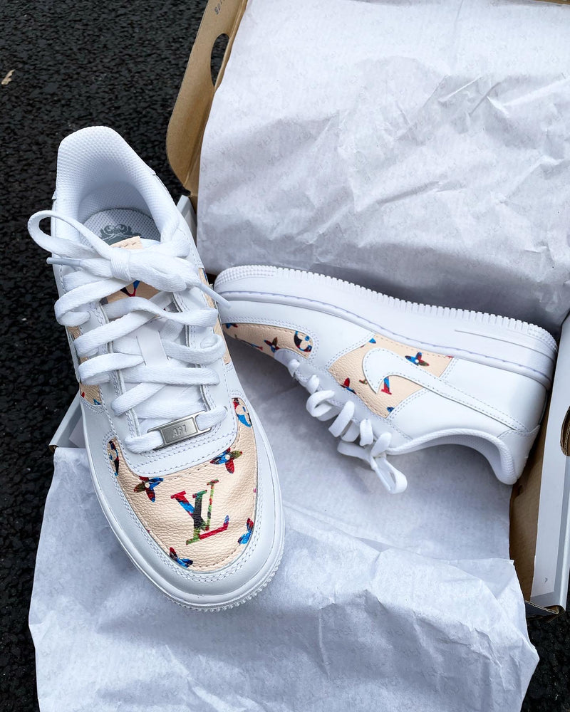 Air Force 1 - White | Beige • Multi-colour Mon