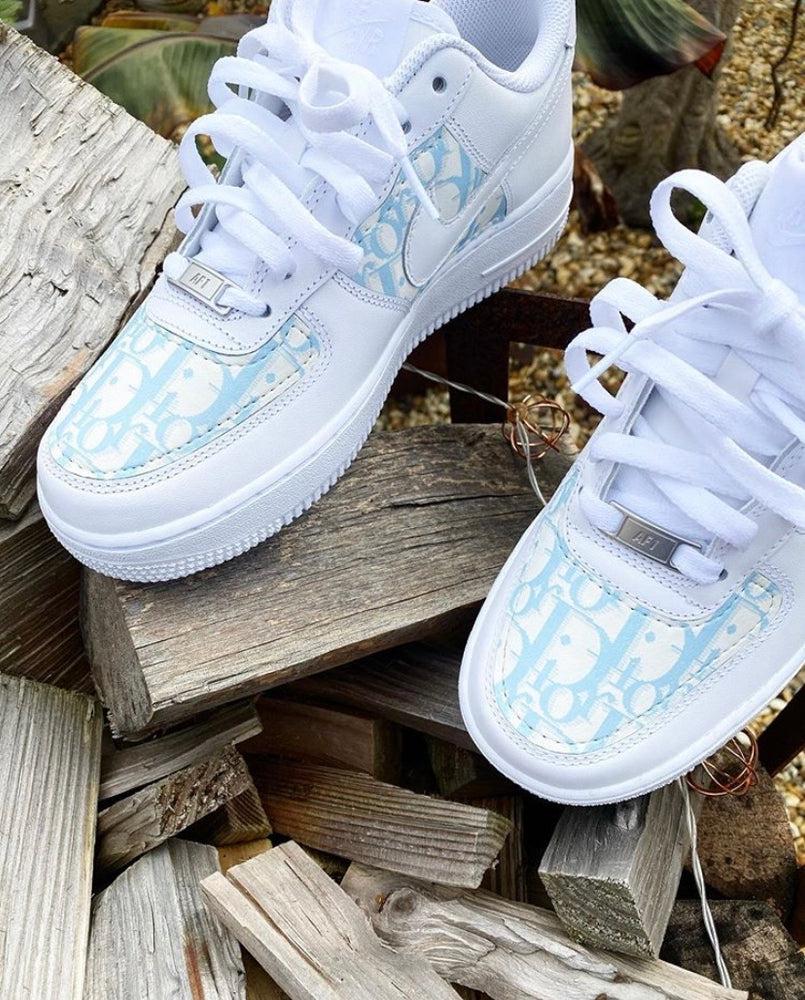 Air Force 1 - White | Baby blue