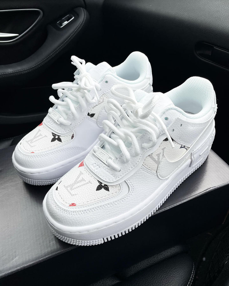 Nike Air Force 1 Shadow • White | Pack of Cards Monogram
