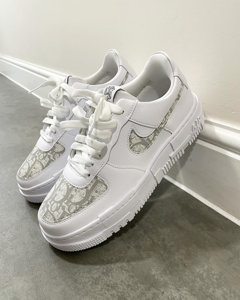 Nike Air Force 1 Pixel • White | Grey CD